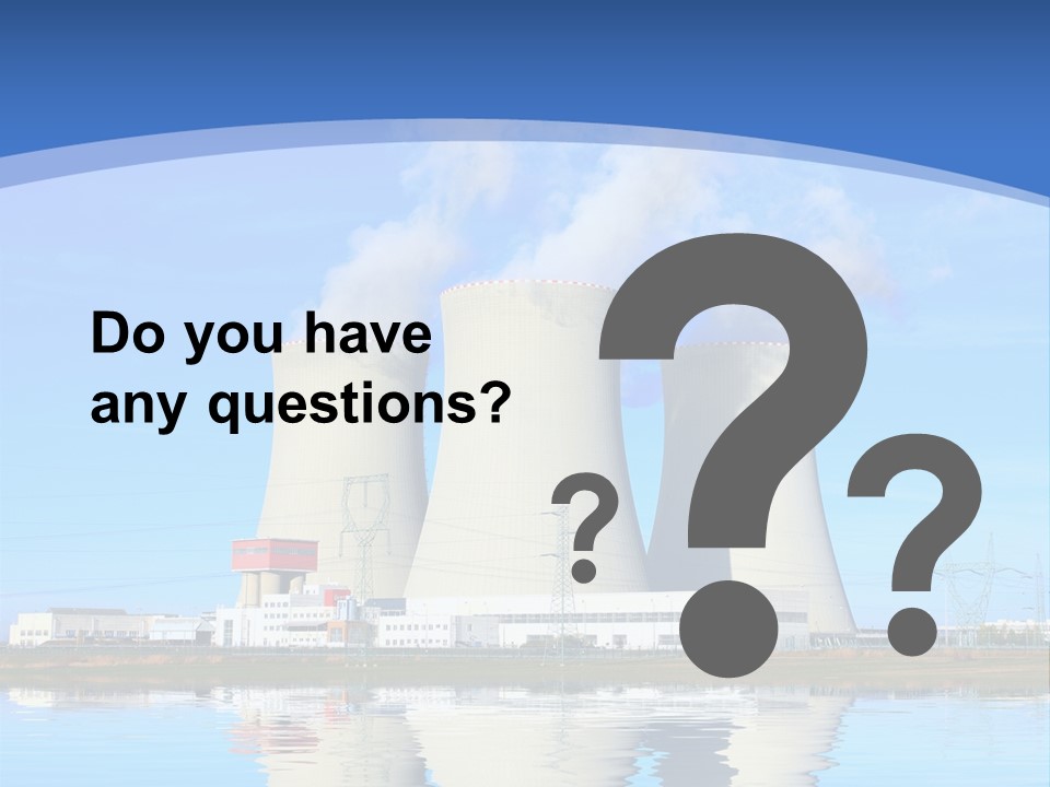 Station Pollution Turbine PowerPoint Template