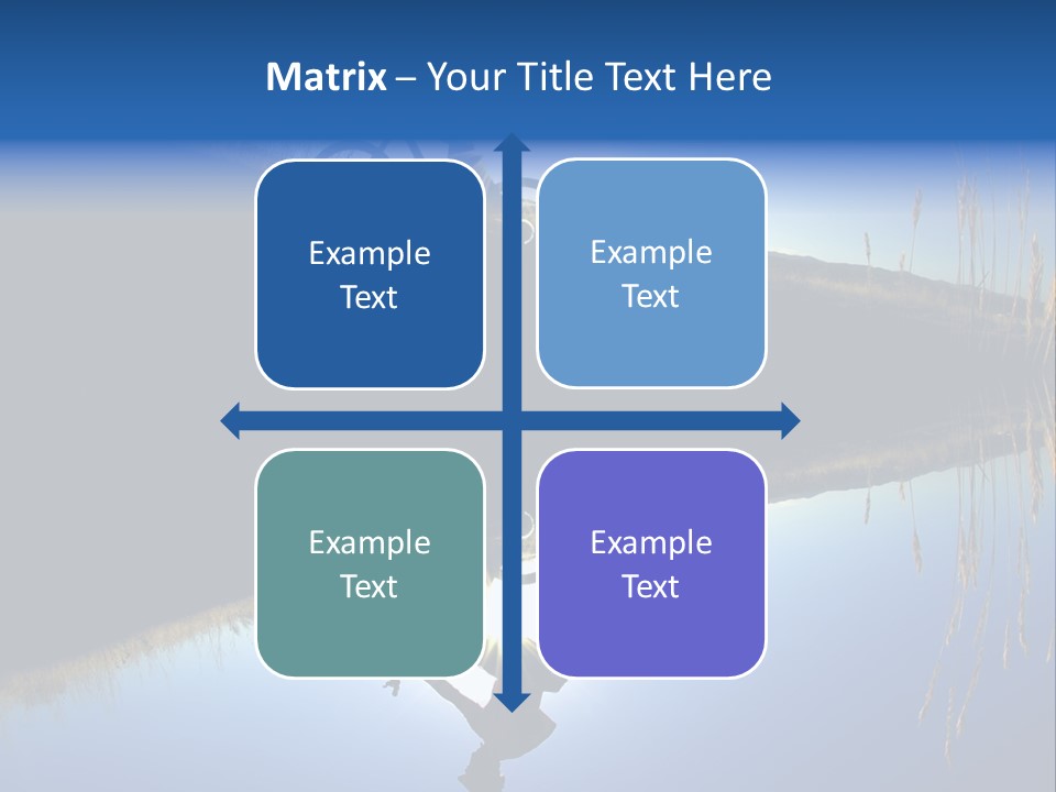 Blur Blurry Silhouette PowerPoint Template