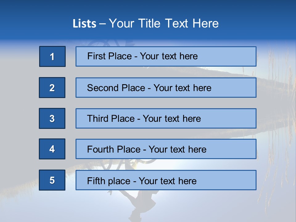 Blur Blurry Silhouette PowerPoint Template