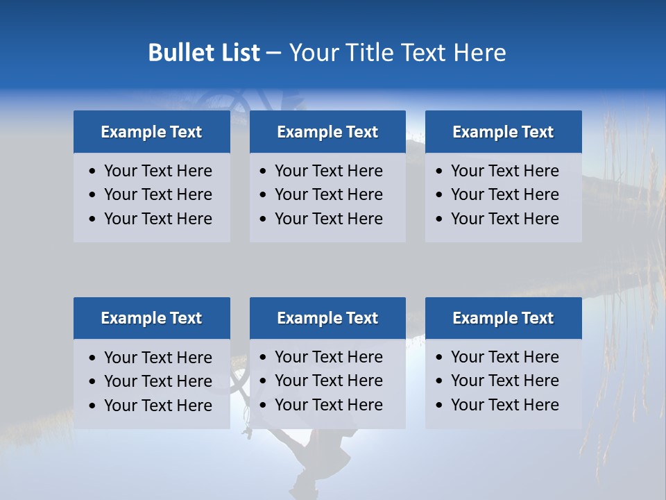 Blur Blurry Silhouette PowerPoint Template