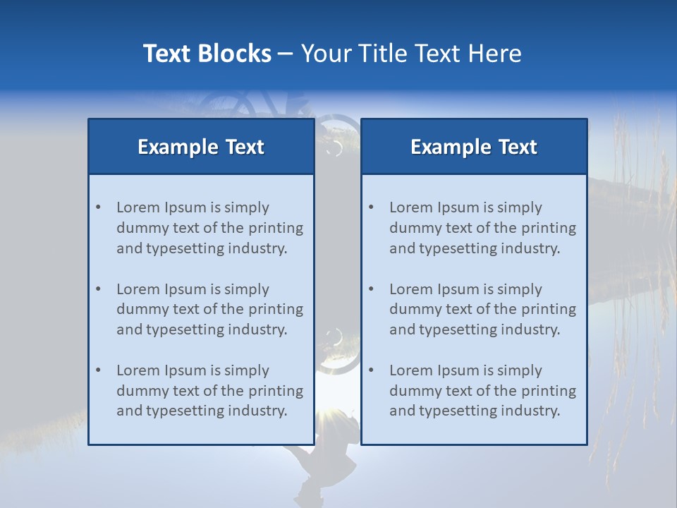 Blur Blurry Silhouette PowerPoint Template