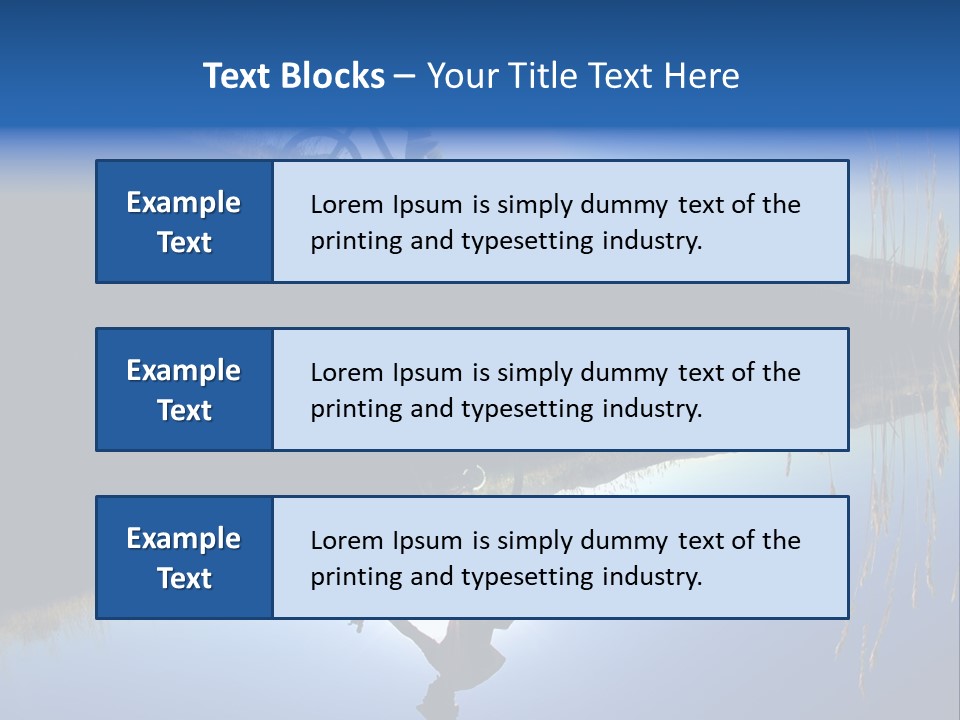 Blur Blurry Silhouette PowerPoint Template