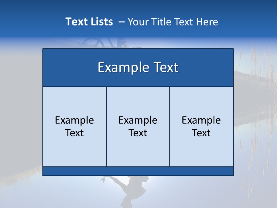 Blur Blurry Silhouette PowerPoint Template