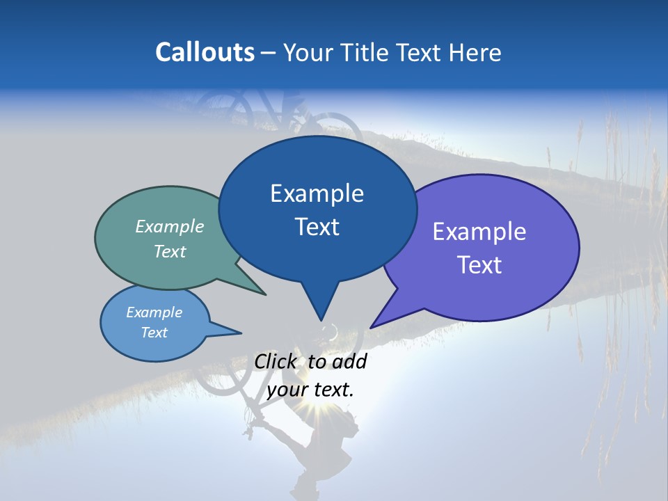 Blur Blurry Silhouette PowerPoint Template