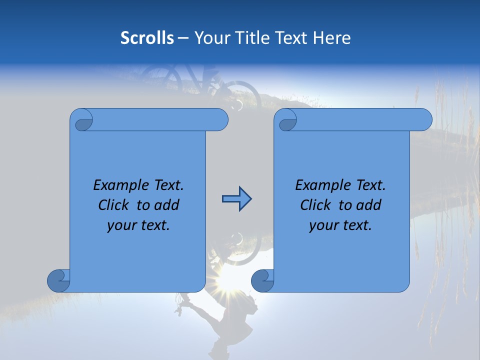 Blur Blurry Silhouette PowerPoint Template