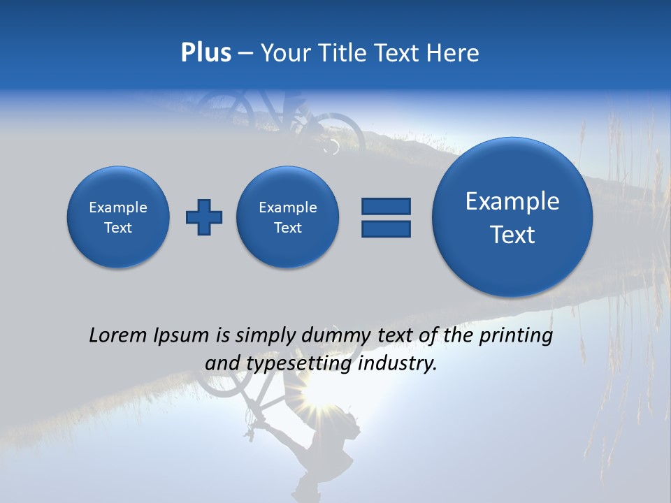 Blur Blurry Silhouette PowerPoint Template