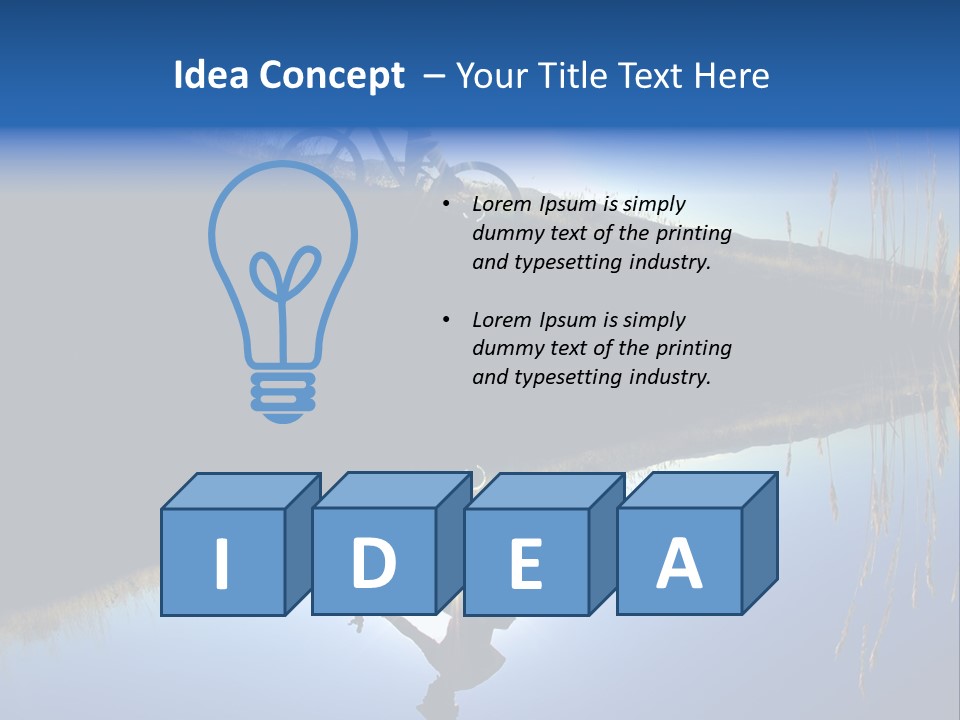 Blur Blurry Silhouette PowerPoint Template