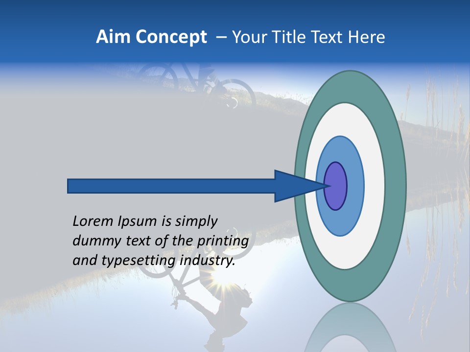 Blur Blurry Silhouette PowerPoint Template