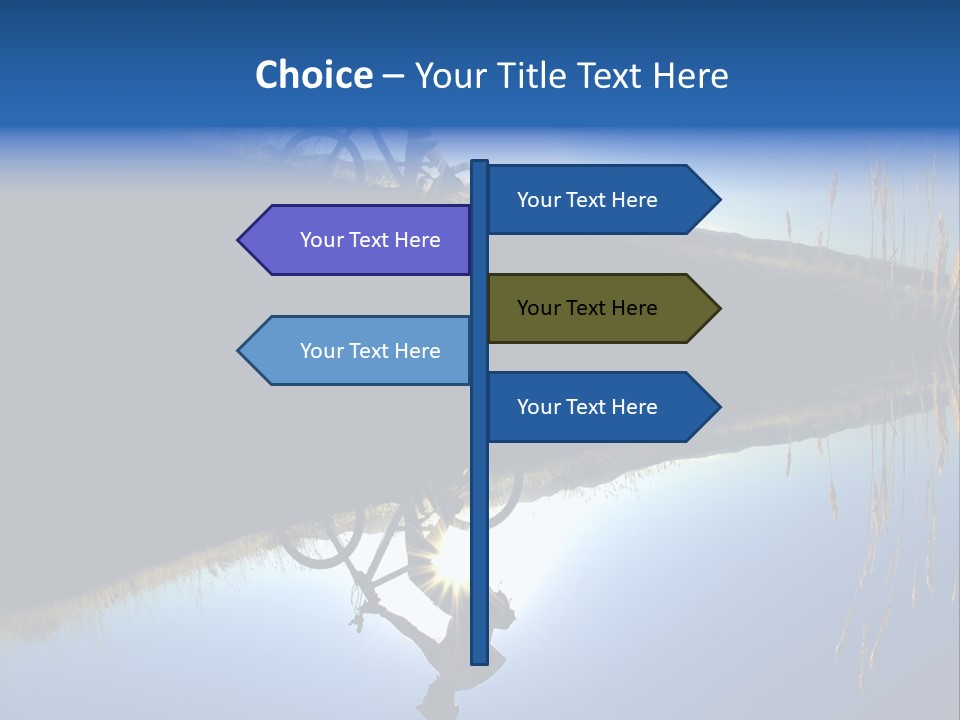 Blur Blurry Silhouette PowerPoint Template