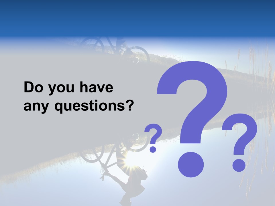 Blur Blurry Silhouette PowerPoint Template