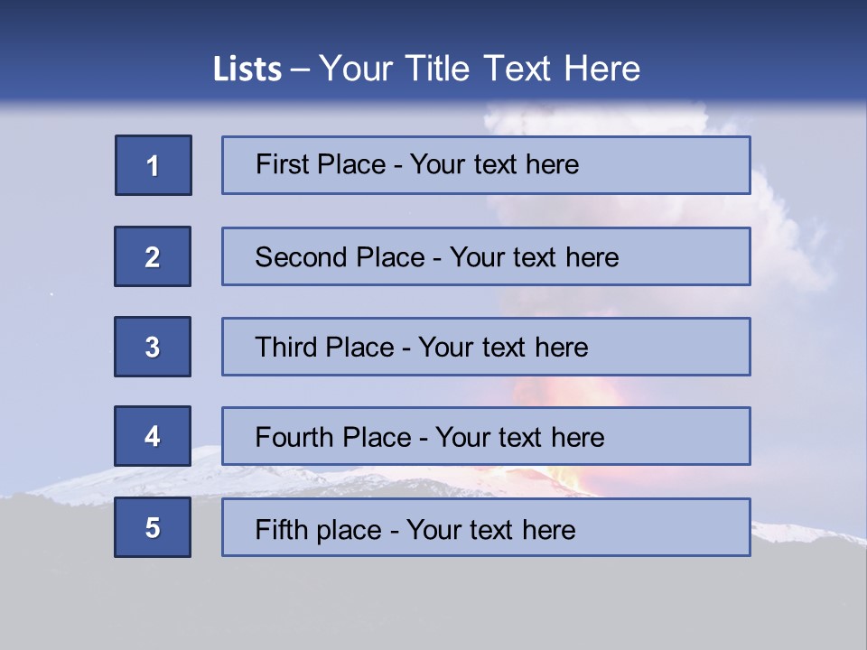 Rocks Yellow Italy PowerPoint Template