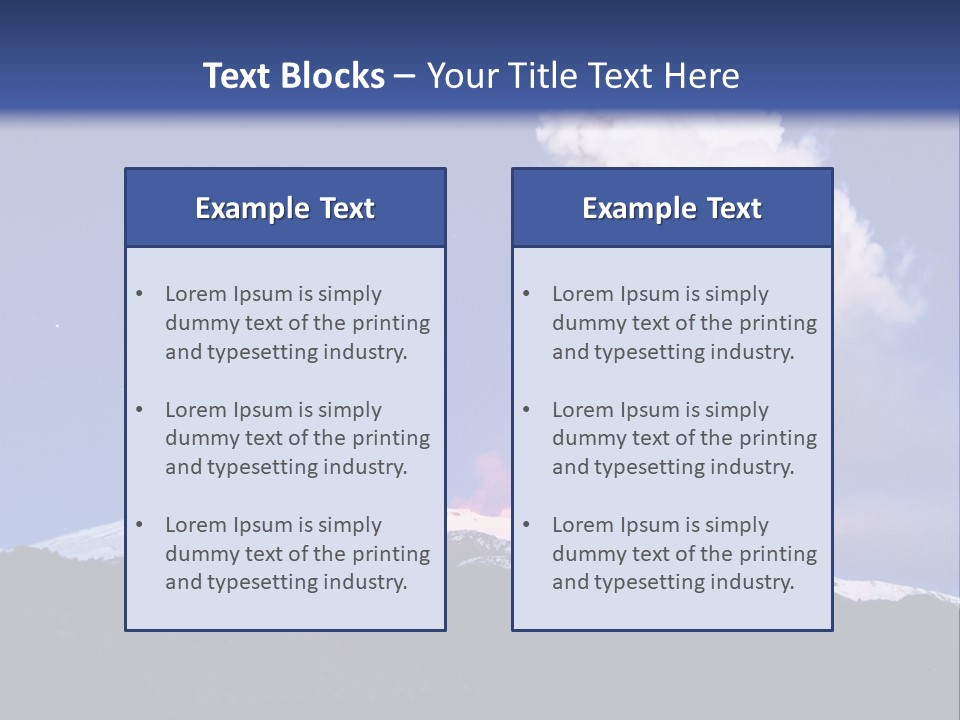 Rocks Yellow Italy PowerPoint Template