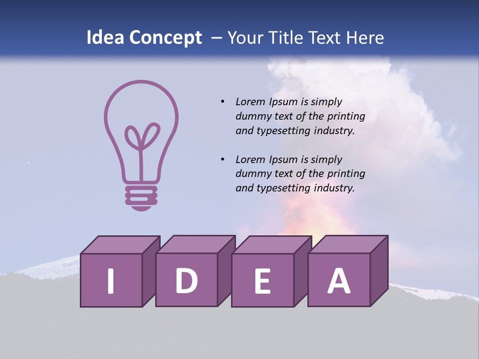 Rocks Yellow Italy PowerPoint Template