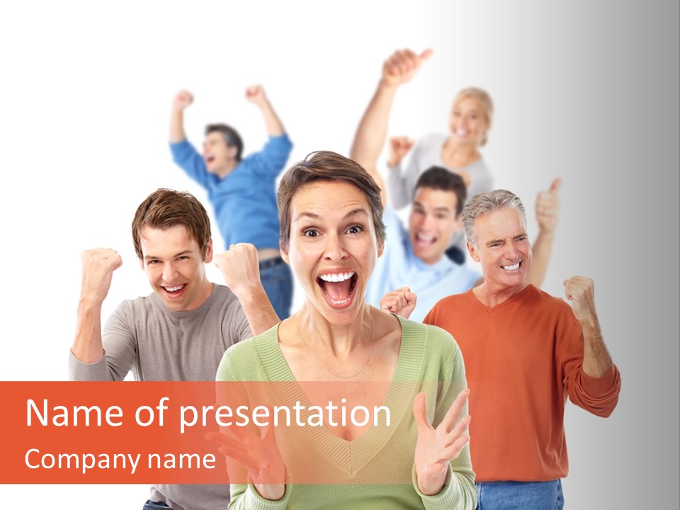 Cry Male Girl PowerPoint Template