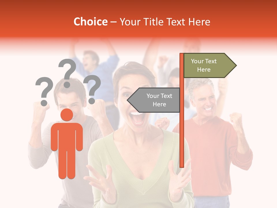 Cry Male Girl PowerPoint Template