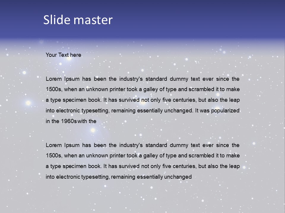 Milkyway Nature Astrophotography PowerPoint Template