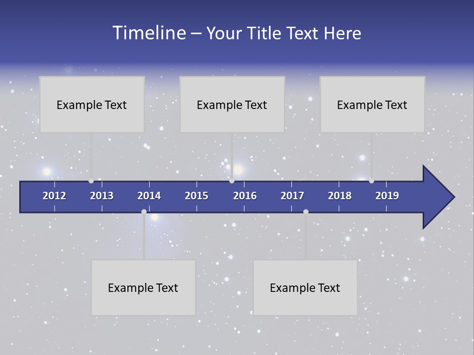 Milkyway Nature Astrophotography PowerPoint Template