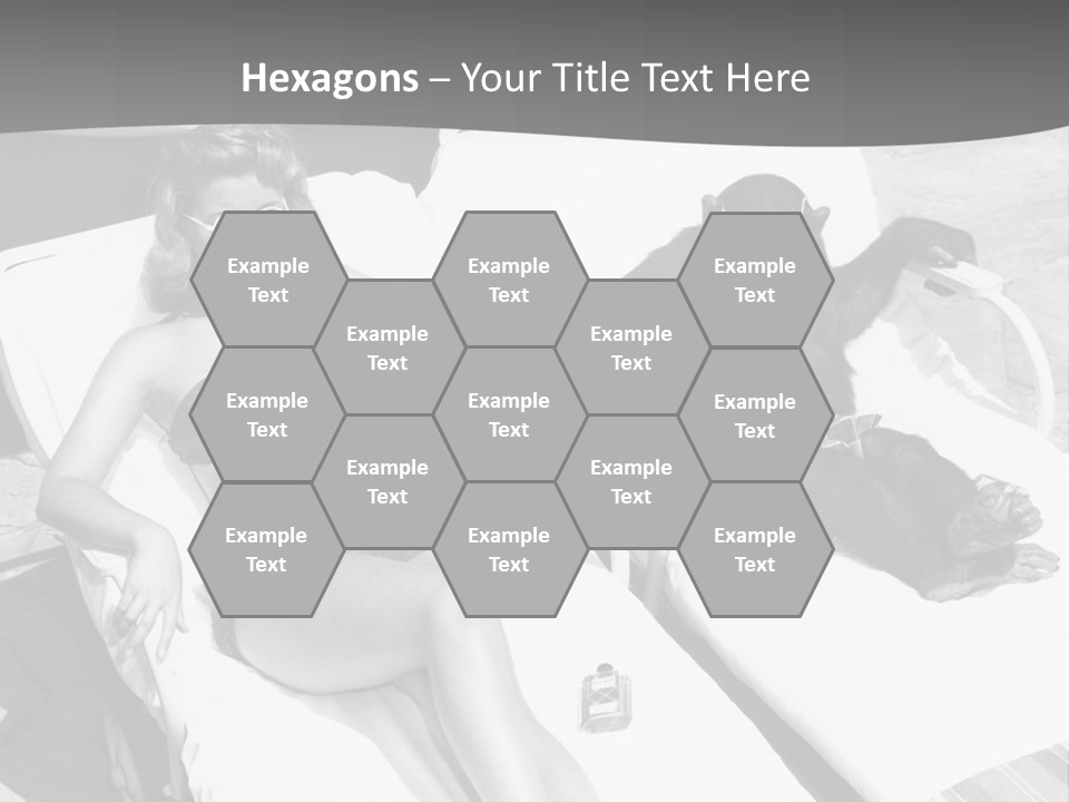 Vacation Sunbathe Sunglasses PowerPoint Template