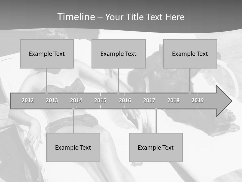 Vacation Sunbathe Sunglasses PowerPoint Template