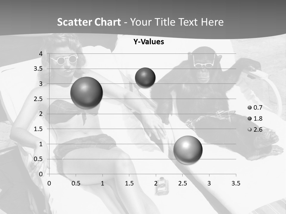 Vacation Sunbathe Sunglasses PowerPoint Template