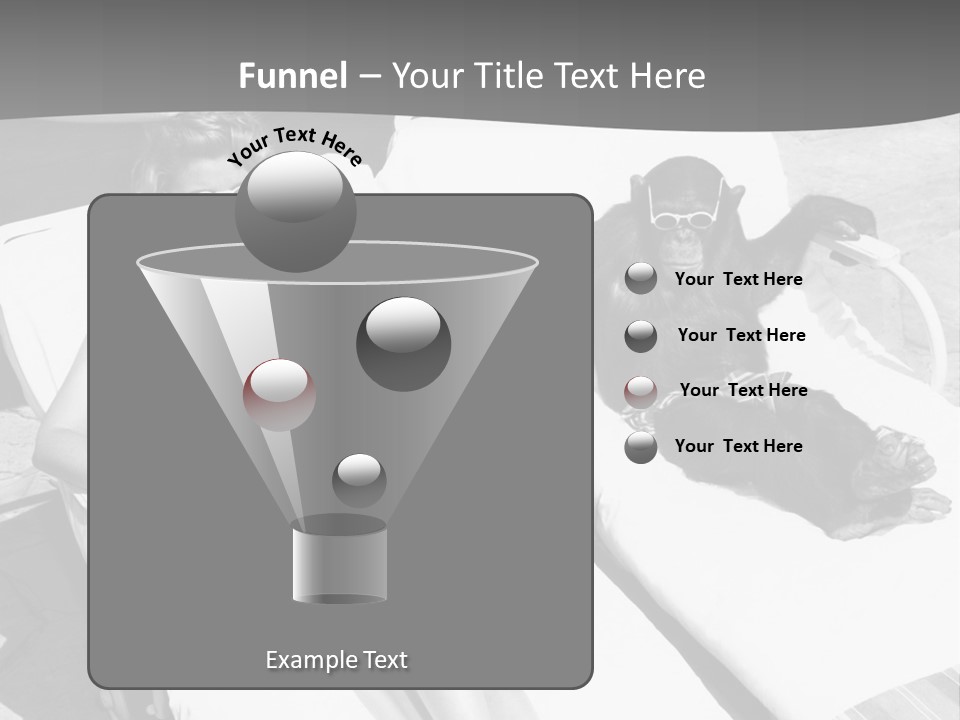 Vacation Sunbathe Sunglasses PowerPoint Template