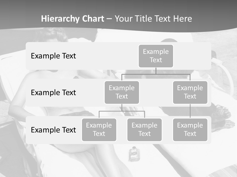 Vacation Sunbathe Sunglasses PowerPoint Template