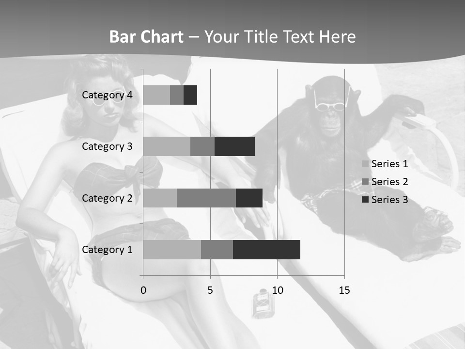Vacation Sunbathe Sunglasses PowerPoint Template