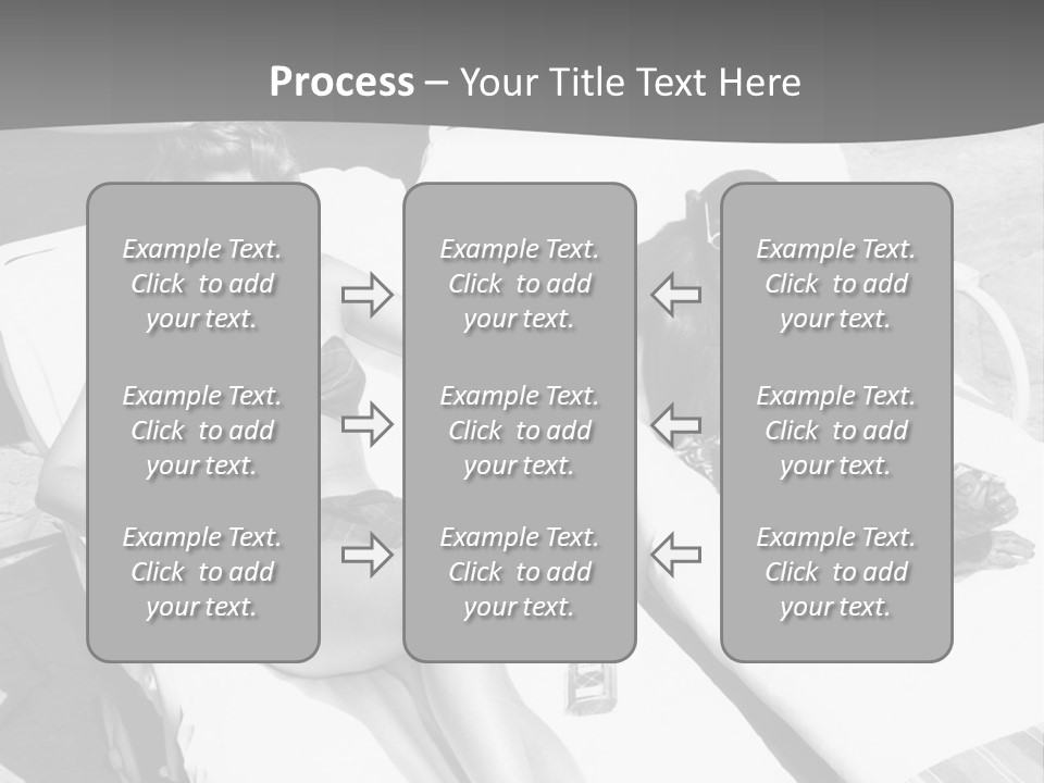 Vacation Sunbathe Sunglasses PowerPoint Template