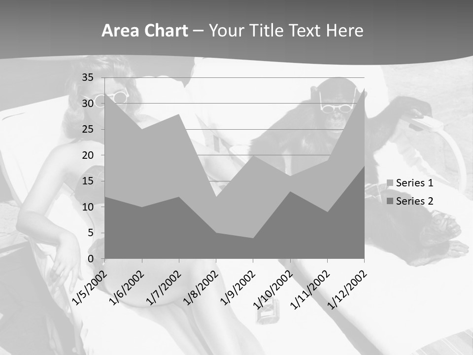Vacation Sunbathe Sunglasses PowerPoint Template