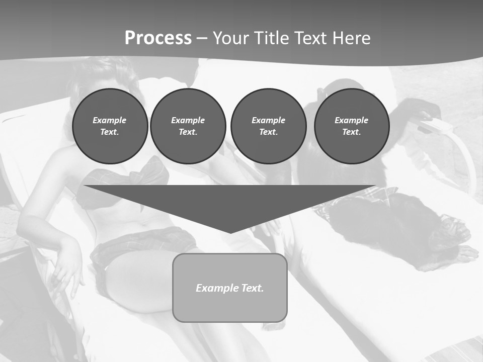 Vacation Sunbathe Sunglasses PowerPoint Template