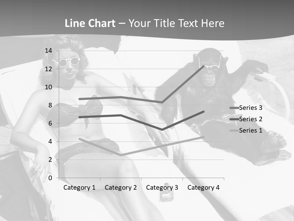 Vacation Sunbathe Sunglasses PowerPoint Template