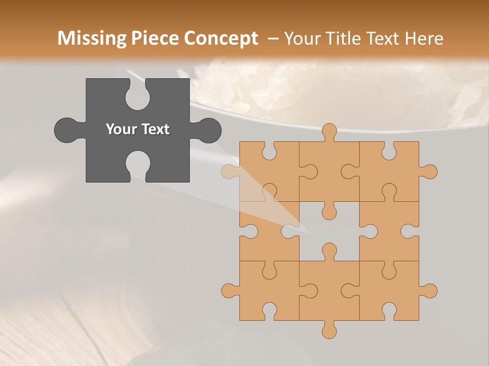 Freshness German Cuisine Sauerkraut PowerPoint Template