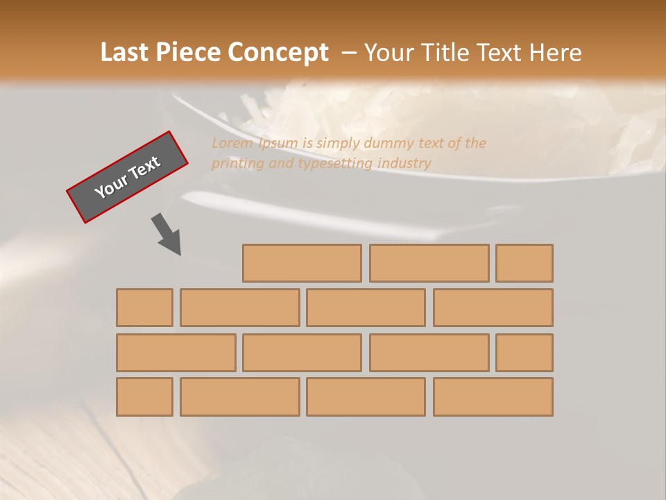 Freshness German Cuisine Sauerkraut PowerPoint Template