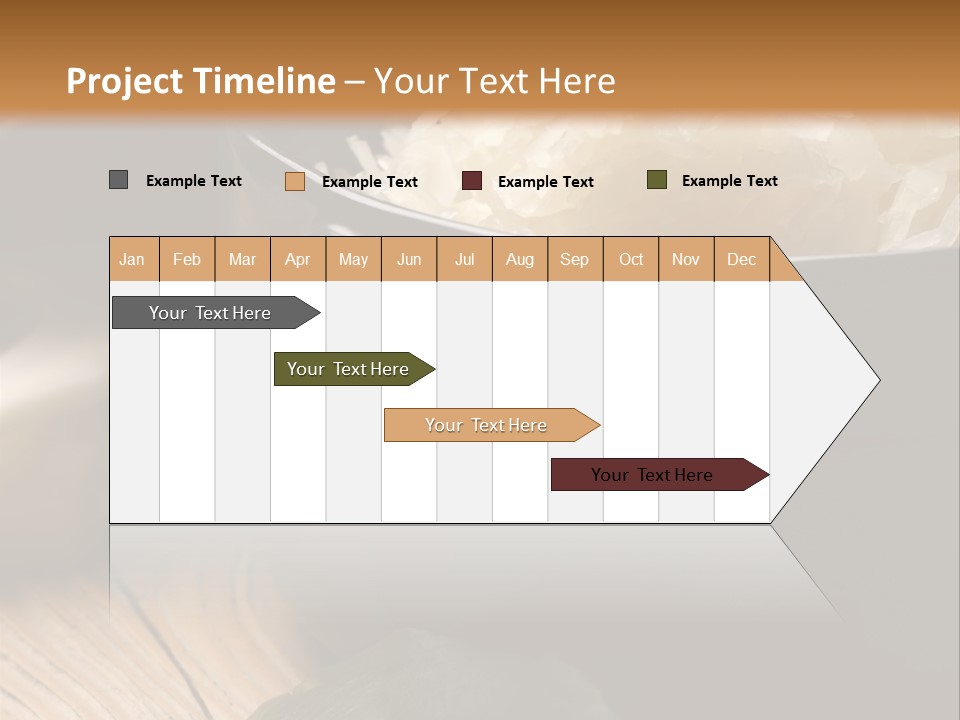 Freshness German Cuisine Sauerkraut PowerPoint Template