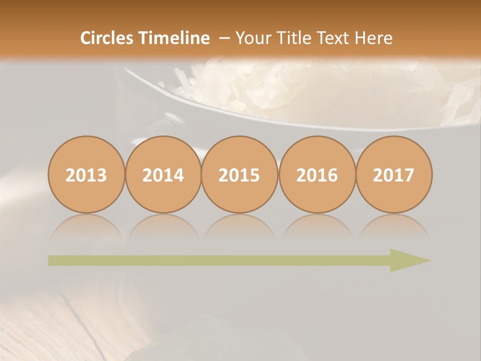 Freshness German Cuisine Sauerkraut PowerPoint Template