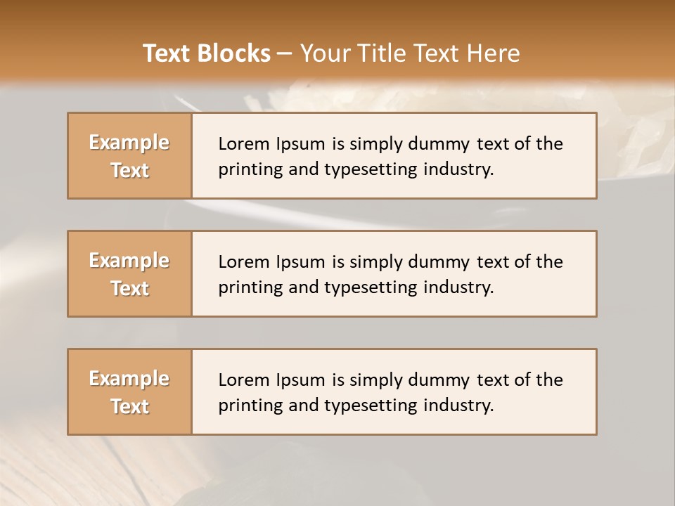Freshness German Cuisine Sauerkraut PowerPoint Template