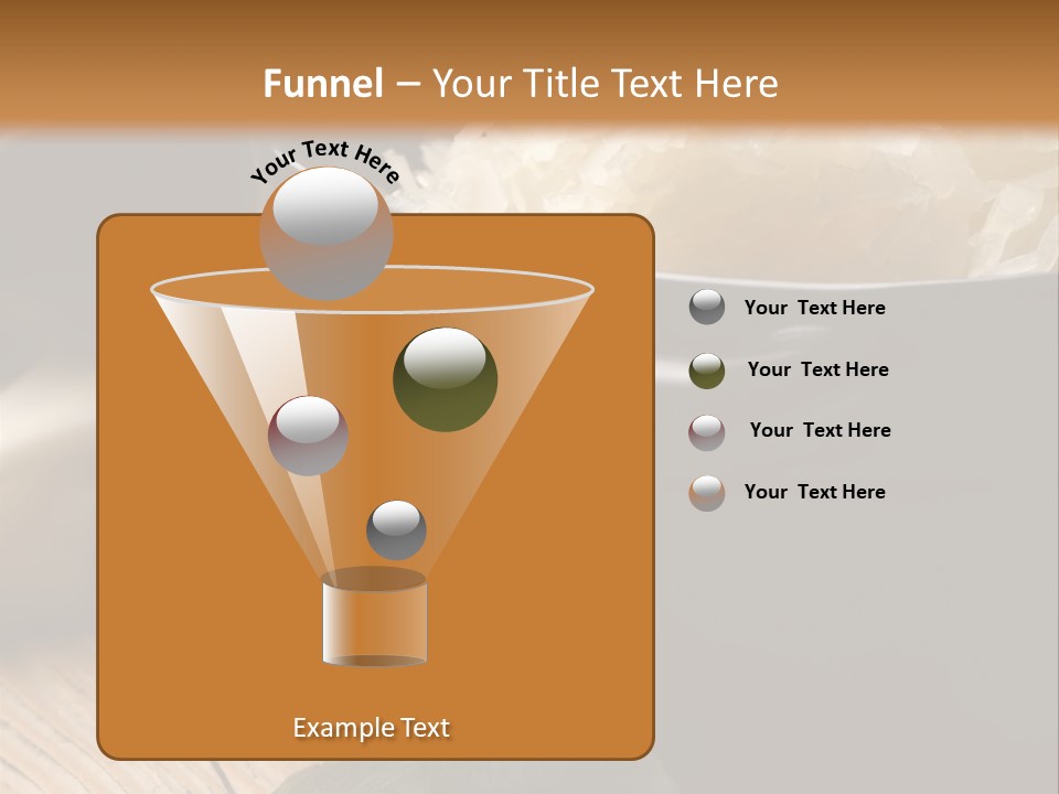 Freshness German Cuisine Sauerkraut PowerPoint Template