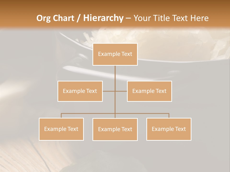 Freshness German Cuisine Sauerkraut PowerPoint Template
