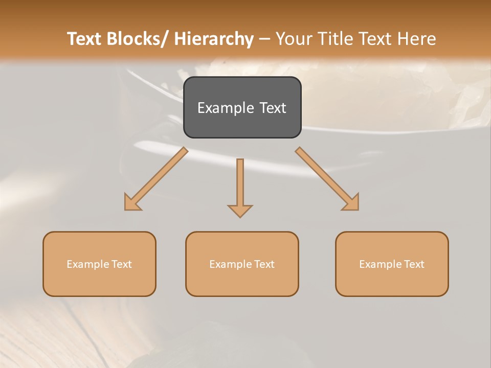 Freshness German Cuisine Sauerkraut PowerPoint Template