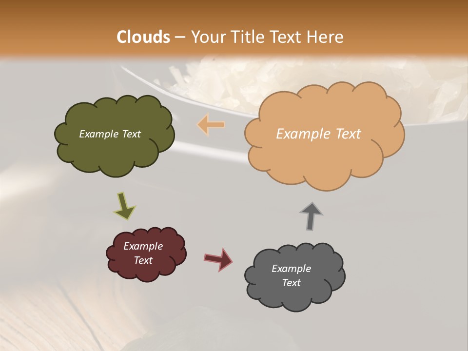 Freshness German Cuisine Sauerkraut PowerPoint Template