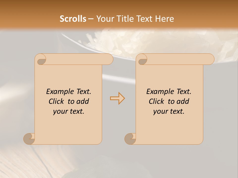 Freshness German Cuisine Sauerkraut PowerPoint Template