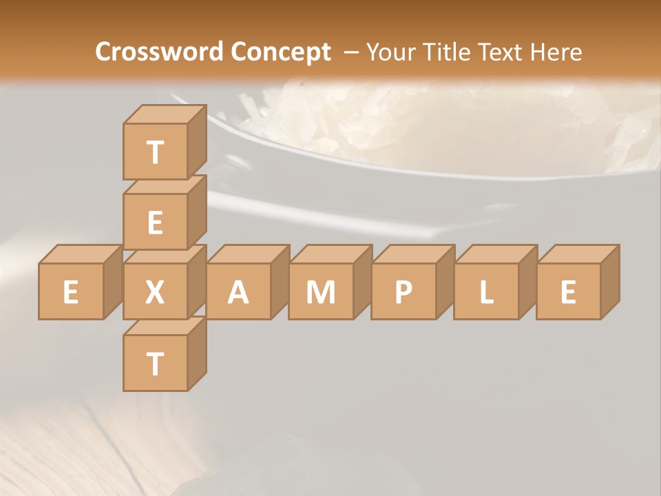 Freshness German Cuisine Sauerkraut PowerPoint Template