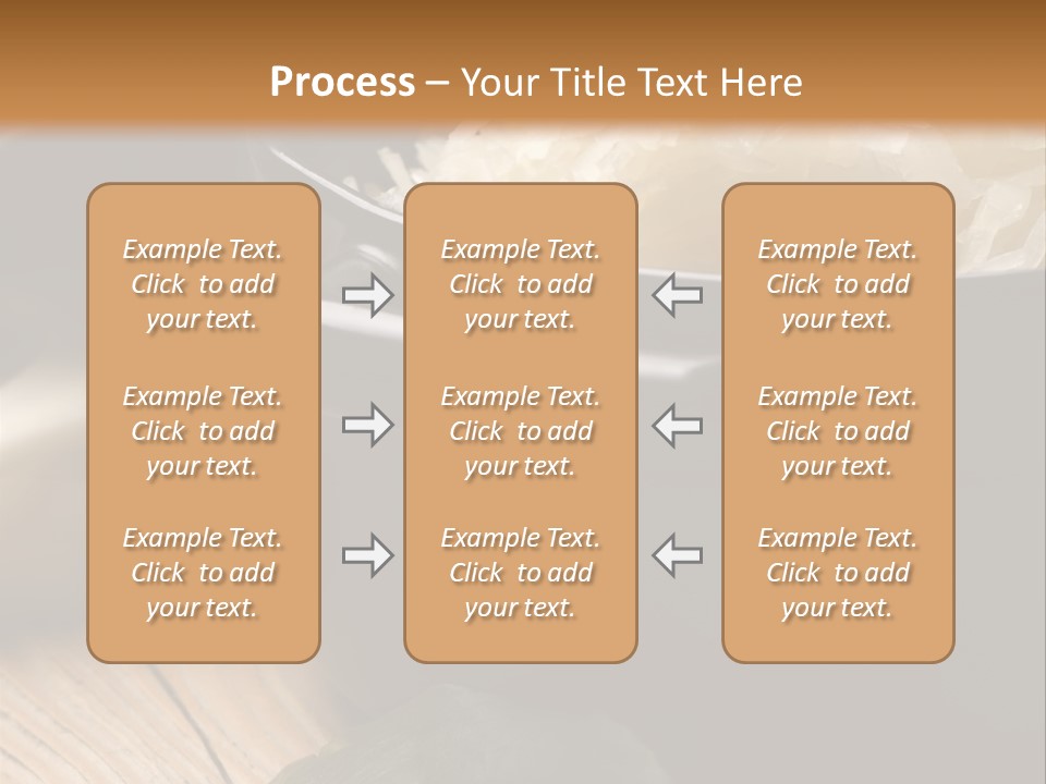 Freshness German Cuisine Sauerkraut PowerPoint Template
