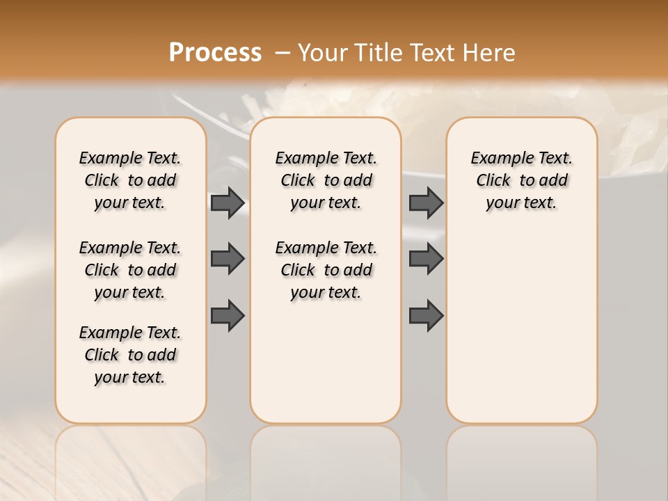 Freshness German Cuisine Sauerkraut PowerPoint Template