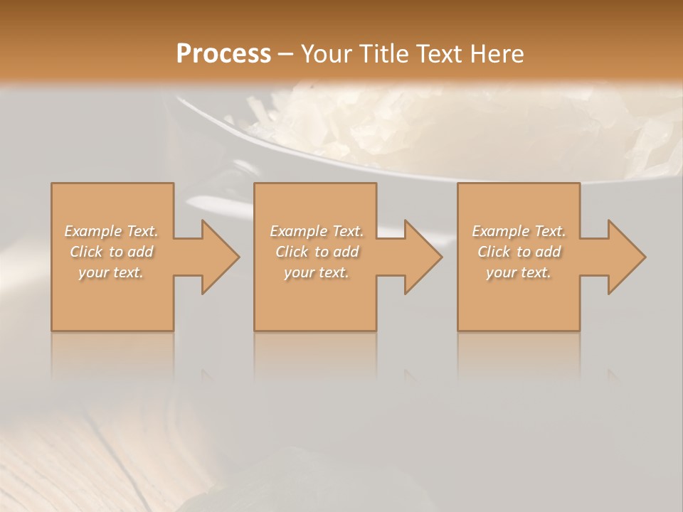 Freshness German Cuisine Sauerkraut PowerPoint Template