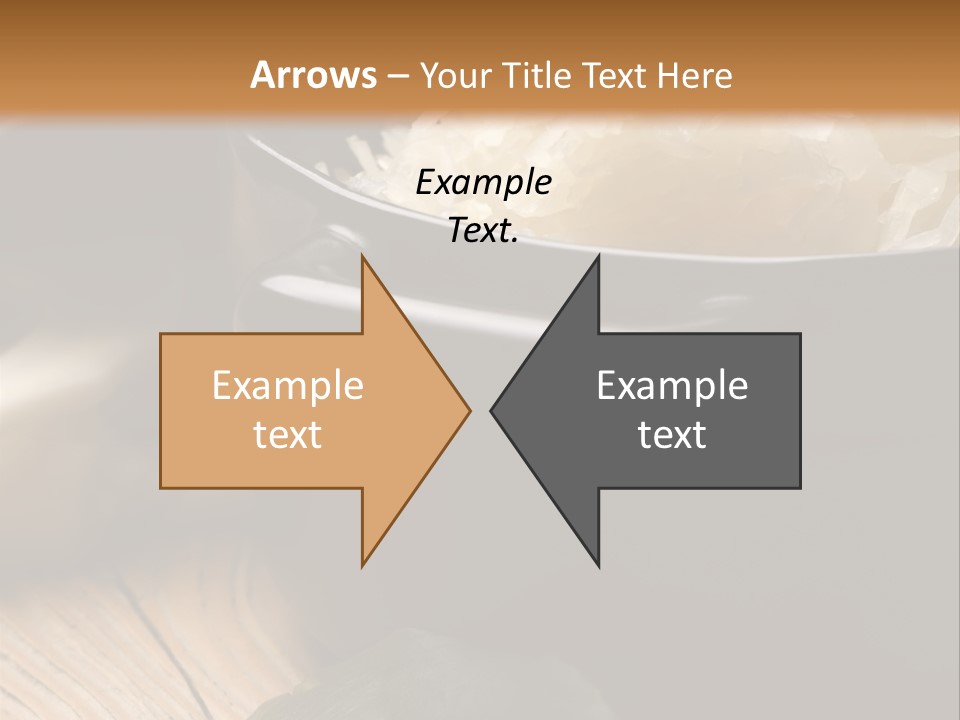 Freshness German Cuisine Sauerkraut PowerPoint Template