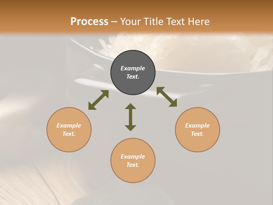 Freshness German Cuisine Sauerkraut PowerPoint Template