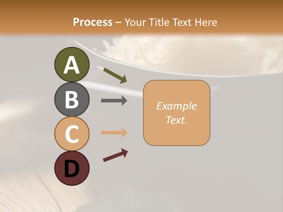 Freshness German Cuisine Sauerkraut PowerPoint Template