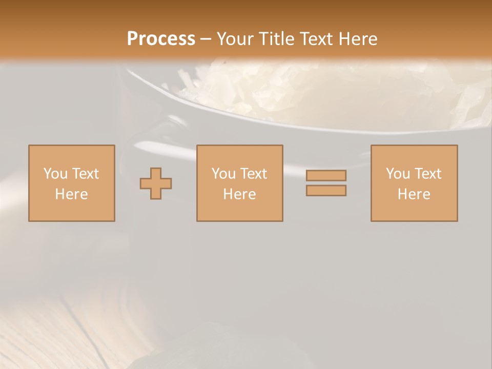 Freshness German Cuisine Sauerkraut PowerPoint Template