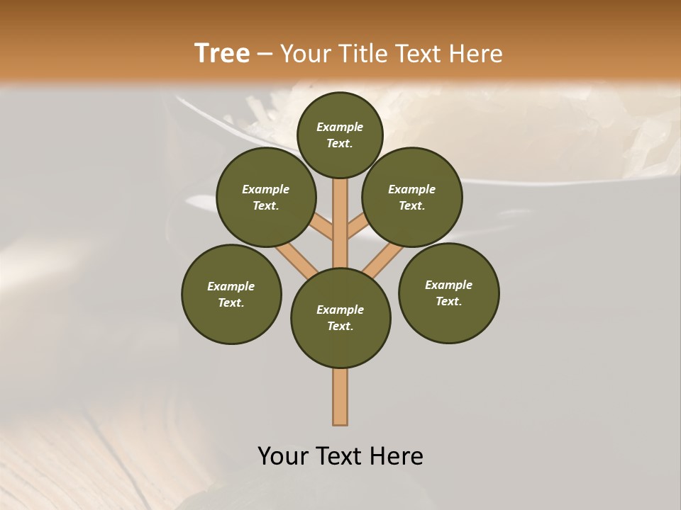 Freshness German Cuisine Sauerkraut PowerPoint Template